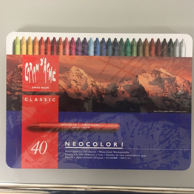 40 NEOCOLOR I permanent, Metallbox